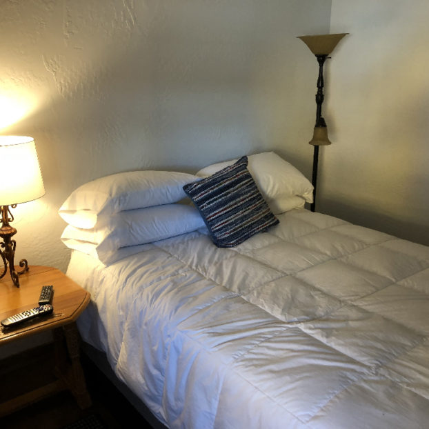 Room 7: Queen Bed, Cowboy Tin Shower and Bucket Sink